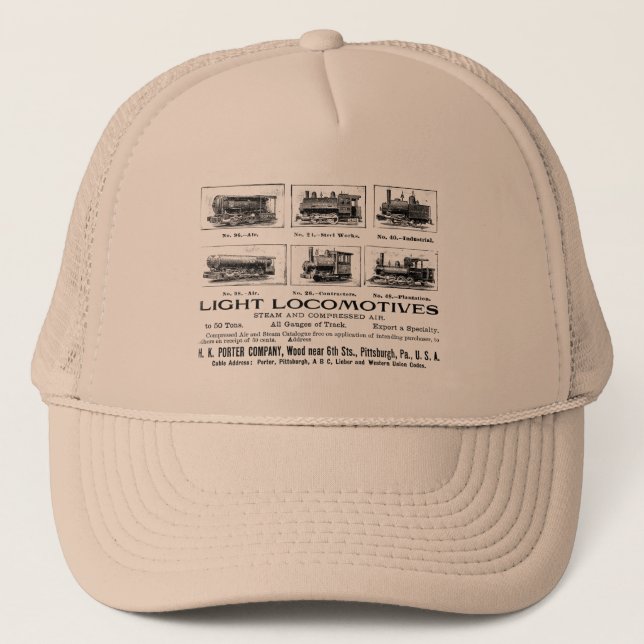 Gorra De Camionero Porter Locomotive (Anverso)