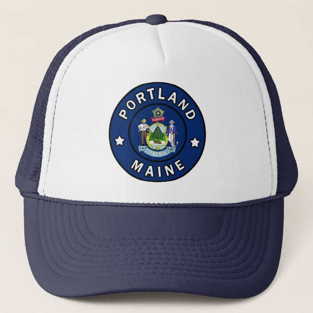 Gorra De Camionero Portland Maine (Anverso)