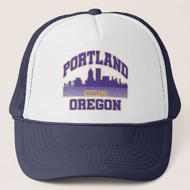 Gorra De Camionero Portland, Oregón (Anverso)