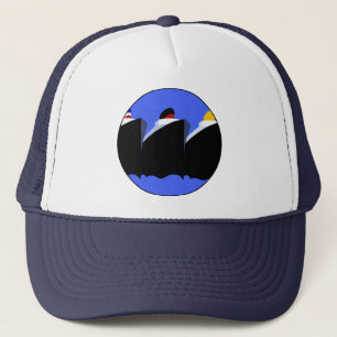 Gorra De Camionero Poster Art Deco de los buques de crucero de época