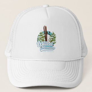 Gorra De Camionero Poster de esquí de Wildcat Mountain New Hampshire