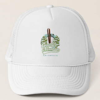Gorra De Camionero Poster de esquí Gunstock Mountain New Hampshire