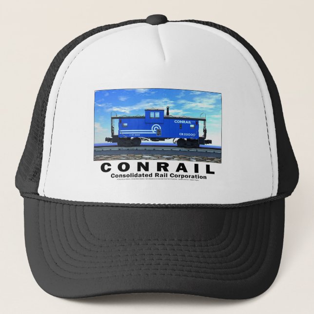 GORRA DE CAMIONERO POSTER DEL CABOOSE DE ZAZ462 CONRAIL (Anverso)