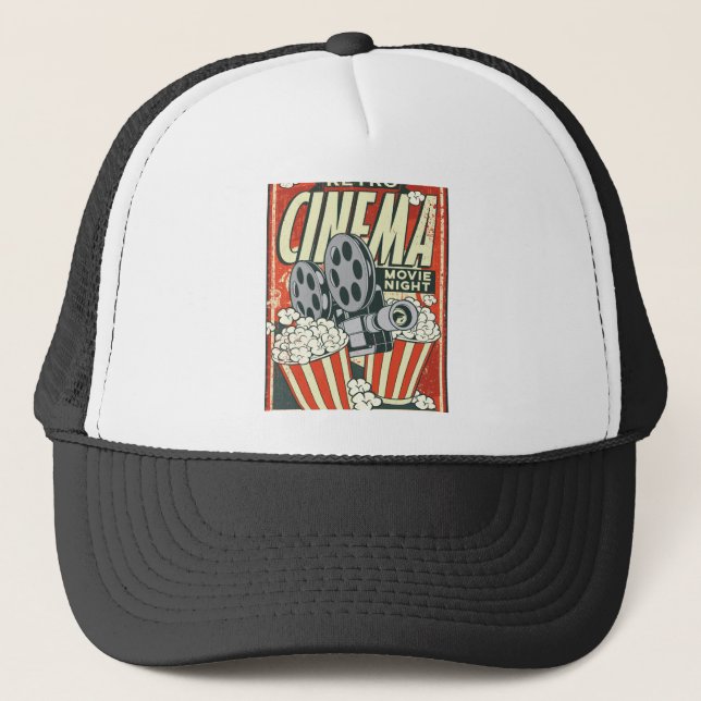 GORRA DE CAMIONERO POSTER RETRO CINEMA (Anverso)