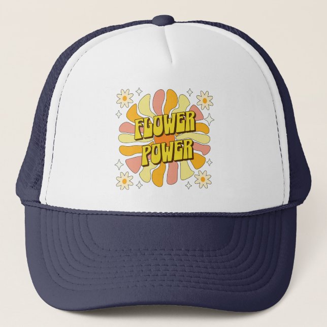 Gorra De Camionero Potencia de flor (Anverso)