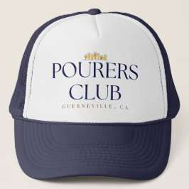 Gorra de camionero Pourers Club – Fila de gafas