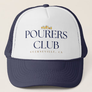 Gorra de camionero Pourers Club – Fila de gafas