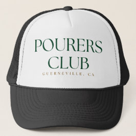 Gorra De Camionero Pourers Club Trucker Hat – Guerneville, CA
