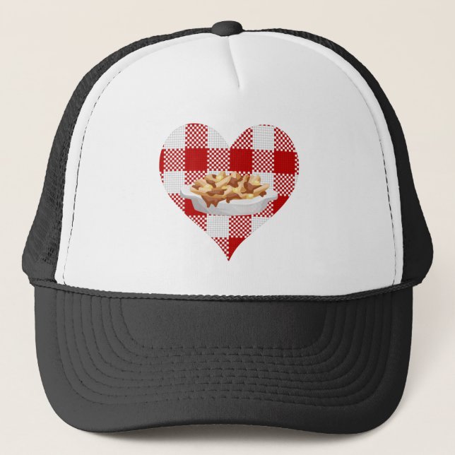 Gorra De Camionero poutina de amor (Anverso)