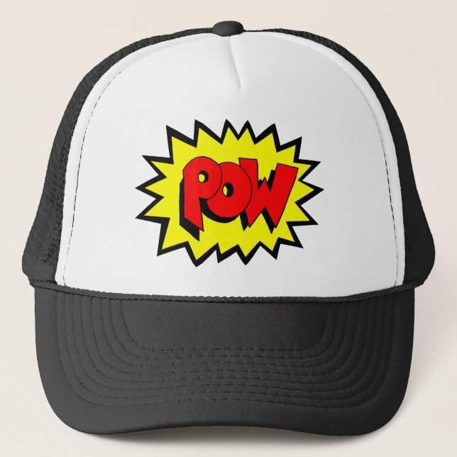Gorra De Camionero POW - Comic Book Pop Art (Anverso)