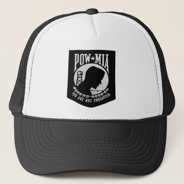 GORRA DE CAMIONERO POW/MIA (Anverso)