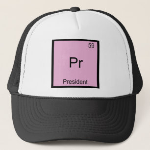 Gorra De Camionero Pr - Presidente Camiseta divertida con símbolo de 