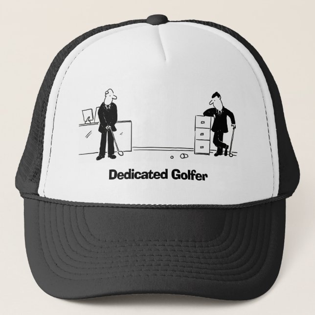 Gorra De Camionero Prácticas de Golfer específicas en el cargo. Fun G (Anverso)