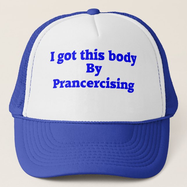 Gorra De Camionero Prancercise (Anverso)