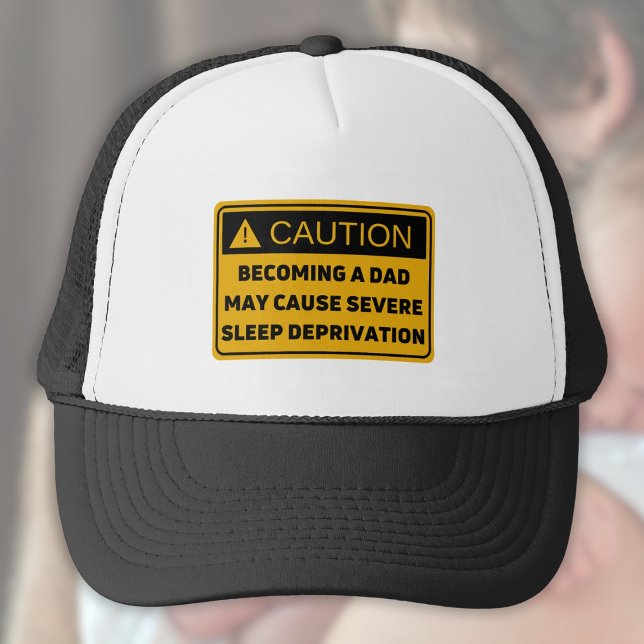 Gorra De Camionero Precaución: La paternidad causa privación del sueñ (Subido por el creador)