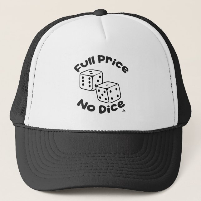 Gorra De Camionero Precio Completo No Dice Diversión Mentalidad (Anverso)