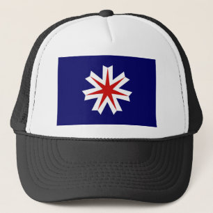 Gorra De Camionero prefectura de bandera de la región del país de jap