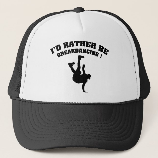 Gorra De Camionero Preferiría Estar Bailando de Noche (Anverso)