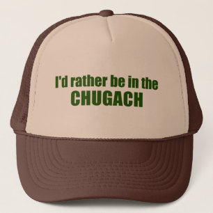 Gorra De Camionero Preferiría Estar En El Chugach