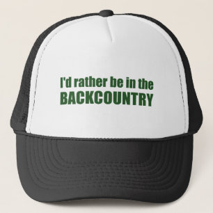 Gorra De Camionero Preferiría Estar En El País Atrás