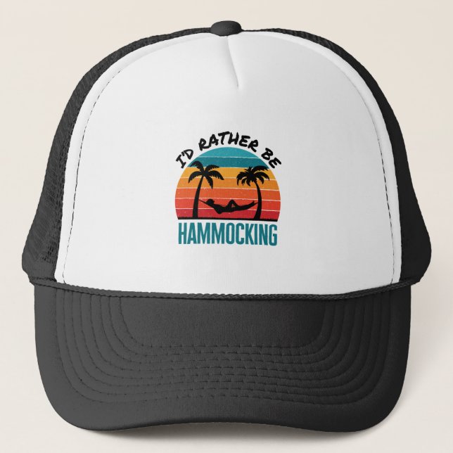 Gorra De Camionero Preferiría Estar Hombreciendo (Anverso)