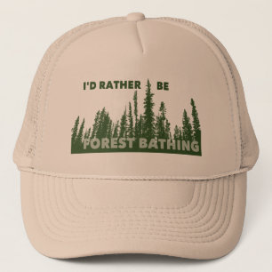 Gorra De Camionero Prefiero bañarme en los bosques