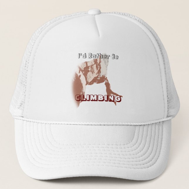 Gorra De Camionero Prefiero Escalar (Anverso)