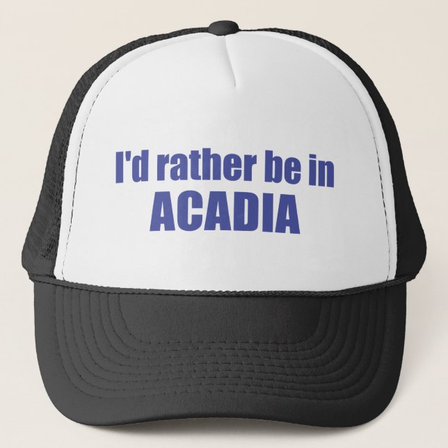 Gorra De Camionero Prefiero estar en Acadia (Anverso)