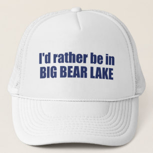 Gorra De Camionero Prefiero estar en el lago Big Bear California