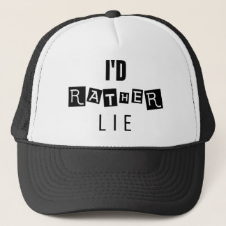 Gorra De Camionero "Prefiero Mentir" Declaración mínima |