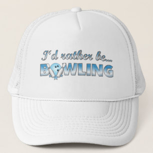 Gorra De Camionero Prefiero ser BOWLING (azul)