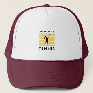 Gorra De Camionero Pregúntame sobre el tenis