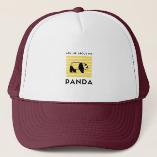 Gorra De Camionero Pregúntame sobre mi panda