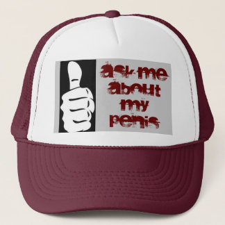 GORRA DE CAMIONERO PREGUNTARME ACERCA DE MI PENE