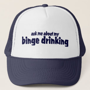 Gorra De Camionero ¡Pregúnteme acerca de mi consumición de Binge! 