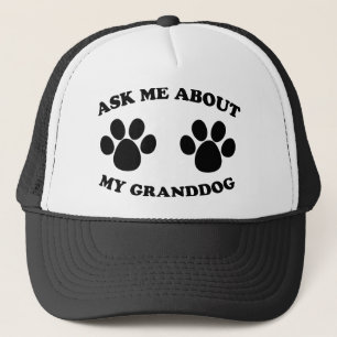 Gorra De Camionero Pregúnteme acerca de mi Granddog