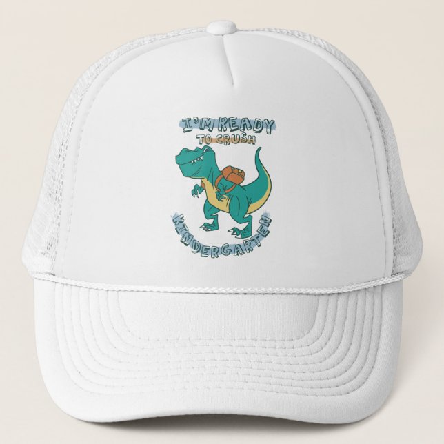 Gorra De Camionero Preparado para aplastar el jardín de infantes (Anverso)