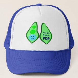 Gorra De Camionero Preparado para hacer que el niño pequeño coma azul