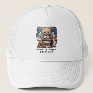Gorra De Camionero Preparado Para Volver A La Escuela