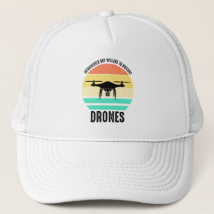 Gorra De Camionero Presentado pero dispuesto a discutir sobre drones