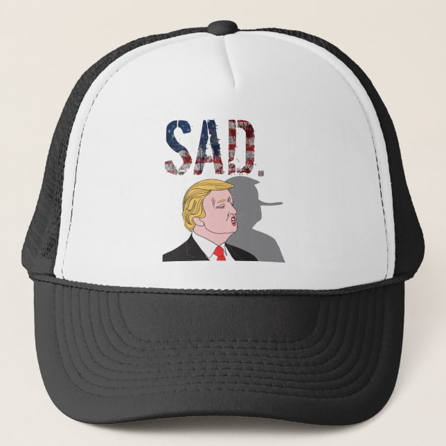 Gorra De Camionero Presidente anti triste sarcástico divertido Donald (Anverso)