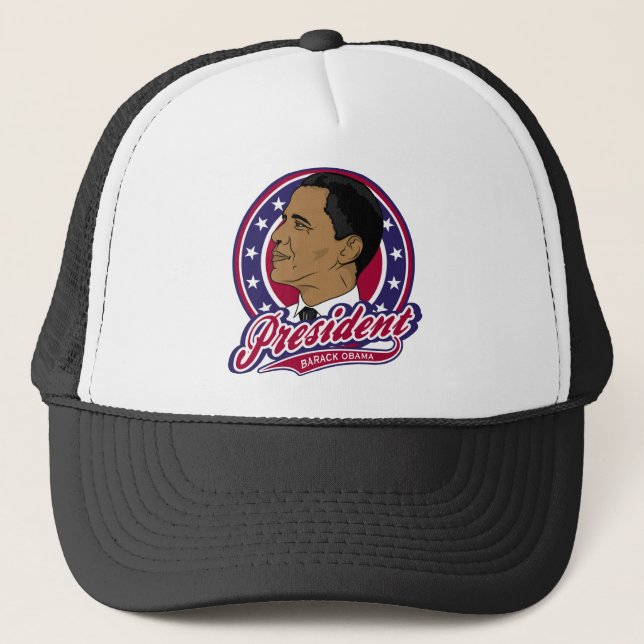 Gorra De Camionero Presidente Barack Obama (Anverso)