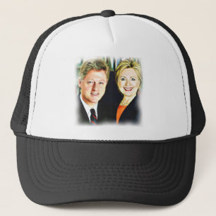 Gorra De Camionero Presidente Bill Clinton y Presidente Hillary Clint