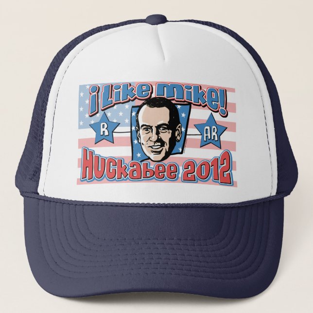 Gorra De Camionero Presidente de Mike Huckabee camisa 2012 (Anverso)