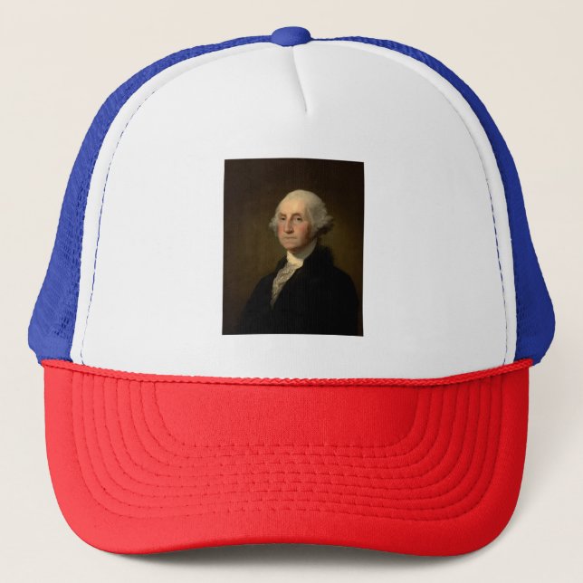 Gorra De Camionero Presidente estadounidense George Washington, Stuar (Anverso)