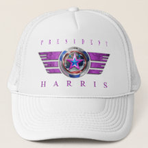 Presidente Harris/Walz Pink Wing Medallin Cap