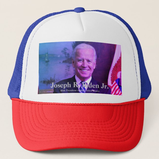 Gorra De Camionero Presidente Joe Biden, 46º POTUS (Anverso)