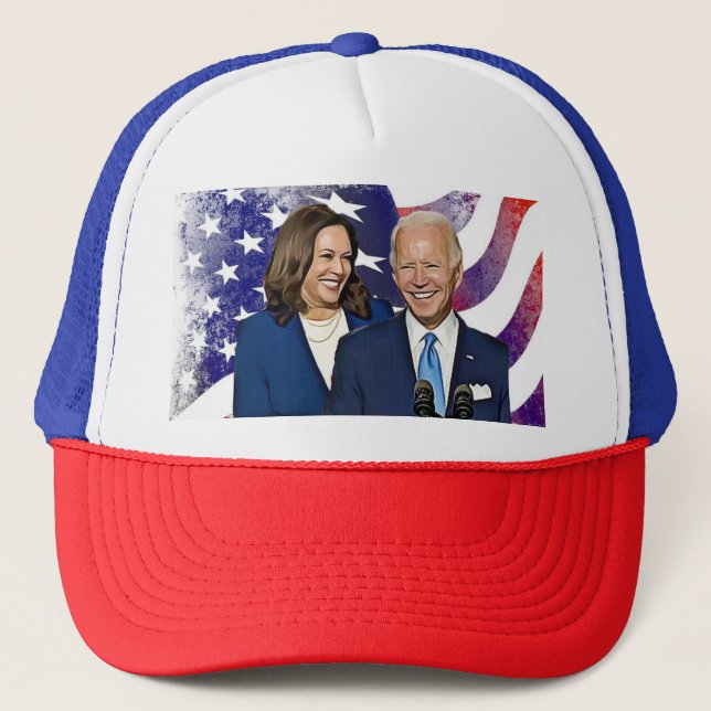 Gorra De Camionero Presidente Joe Biden y vicepresidente Kamala Harri (Anverso)