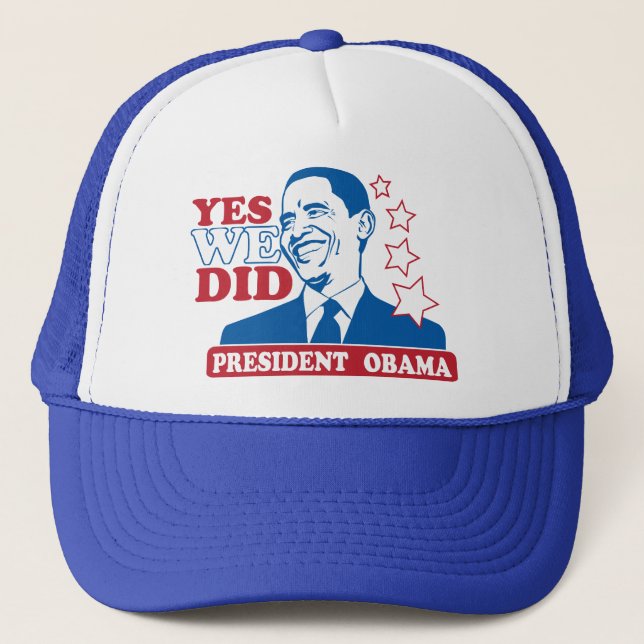 Gorra De Camionero Presidente Obama Hat (Anverso)