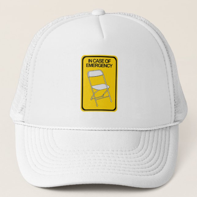 Gorra De Camionero Presidente plegable en funda de emergencia (Anverso)